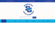 Tablet Screenshot of drogassys.com